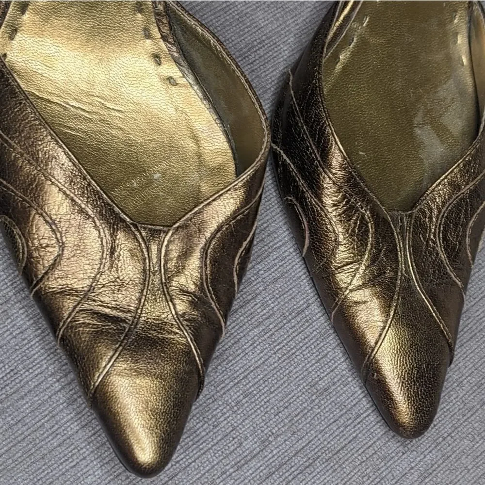 Gianni Binni copper heel sz. 6.5
